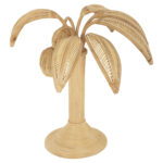 ΔΙΑΚΟΣΜΗΤΙΚΟ ΔΕΝΤΡΟ COCOON LH10.4319 τ.ΚΟΚΟΦΟΙΝΙΚΑ ΑΠΟ ΦΥΣΙΚΟ RATTAN Φ88x84Υεκ. - Image 3