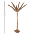 ΔΙΑΚΟΣΜΗΤΙΚΟ ΔΕΝΤΡΟ TROPIC LH10.4324 τ.ΦΟΙΝΙΚΑ ΑΠΟ MENDONG GRASS 280Yεκ. - Image 2