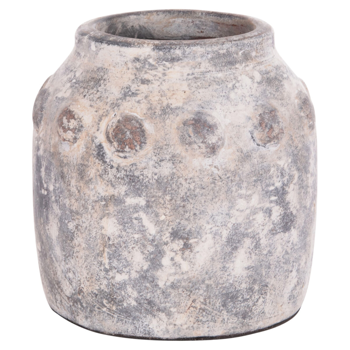 ΔΙΑΚΟΣΜΗΤΙΚΟ ΕΠΙΤΡΑΠΕΖΙΟ ΒΑΖΟ VERMO LH10.4392 ΤΕΡΑΚΟΤΑ ΣΕ ΓΚΡΙ Φ20x19Υεκ. - Image 1