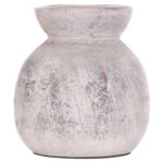 ΔΙΑΚΟΣΜΗΤΙΚΟ ΕΠΙΤΡΑΠΕΖΙΟ ΒΑΖΟ VERMO LH10.4396 ΤΕΡΑΚΟΤΑ ΣΕ ΑΝΟΙΧΤΟ ΓΚΡΙ Φ18x19Υεκ. - Image 3