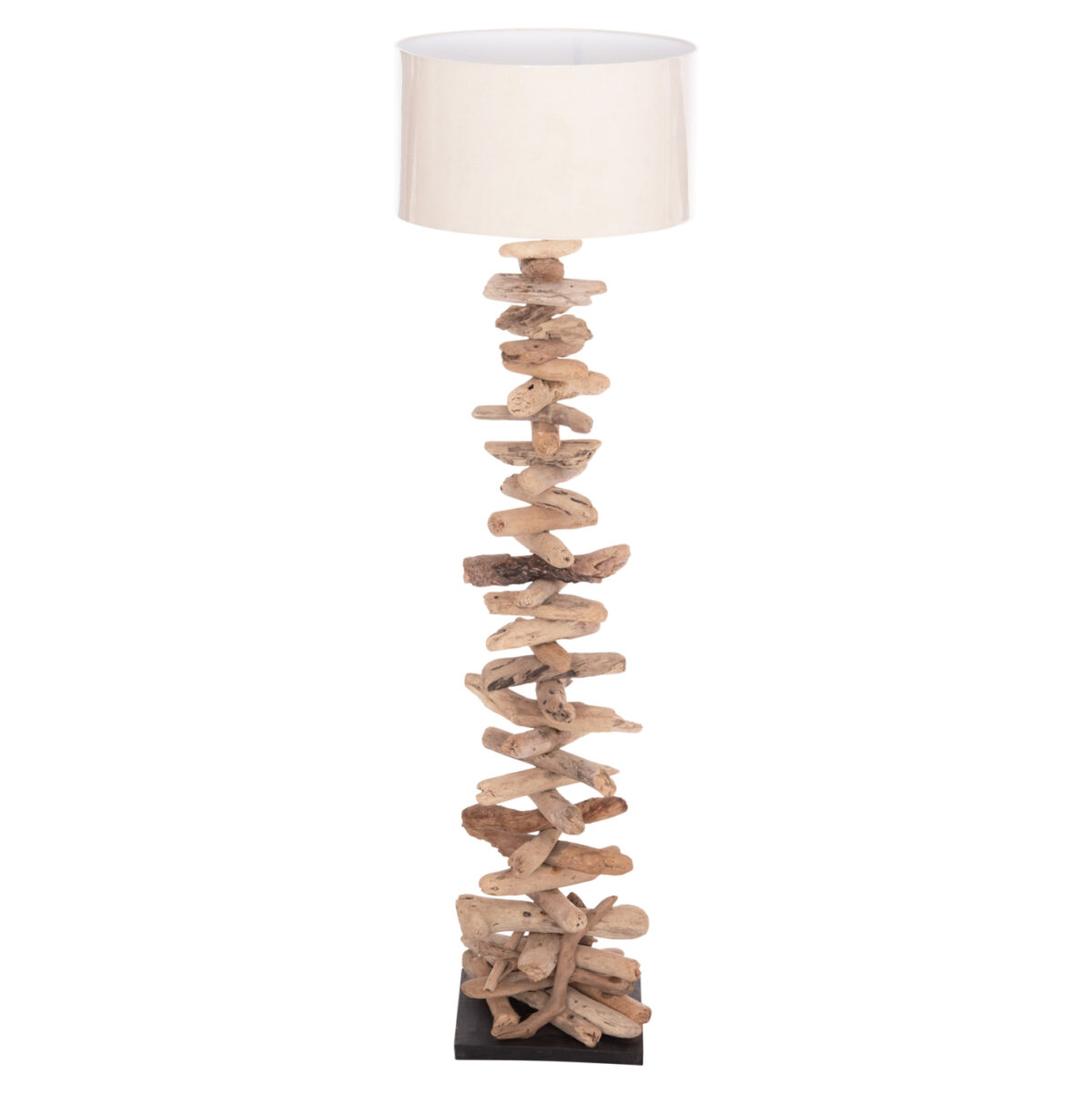 ΔΙΑΚΟΣΜΗΤΙΚΟ ΦΩΤΙΣΤΙΚΟ ΔΑΠΕΔΟΥ ALTAR LH10.4430 DRIFTWOOD--ΛΕΥΚΟ PVC Φ45x155Υεκ. - Image 1