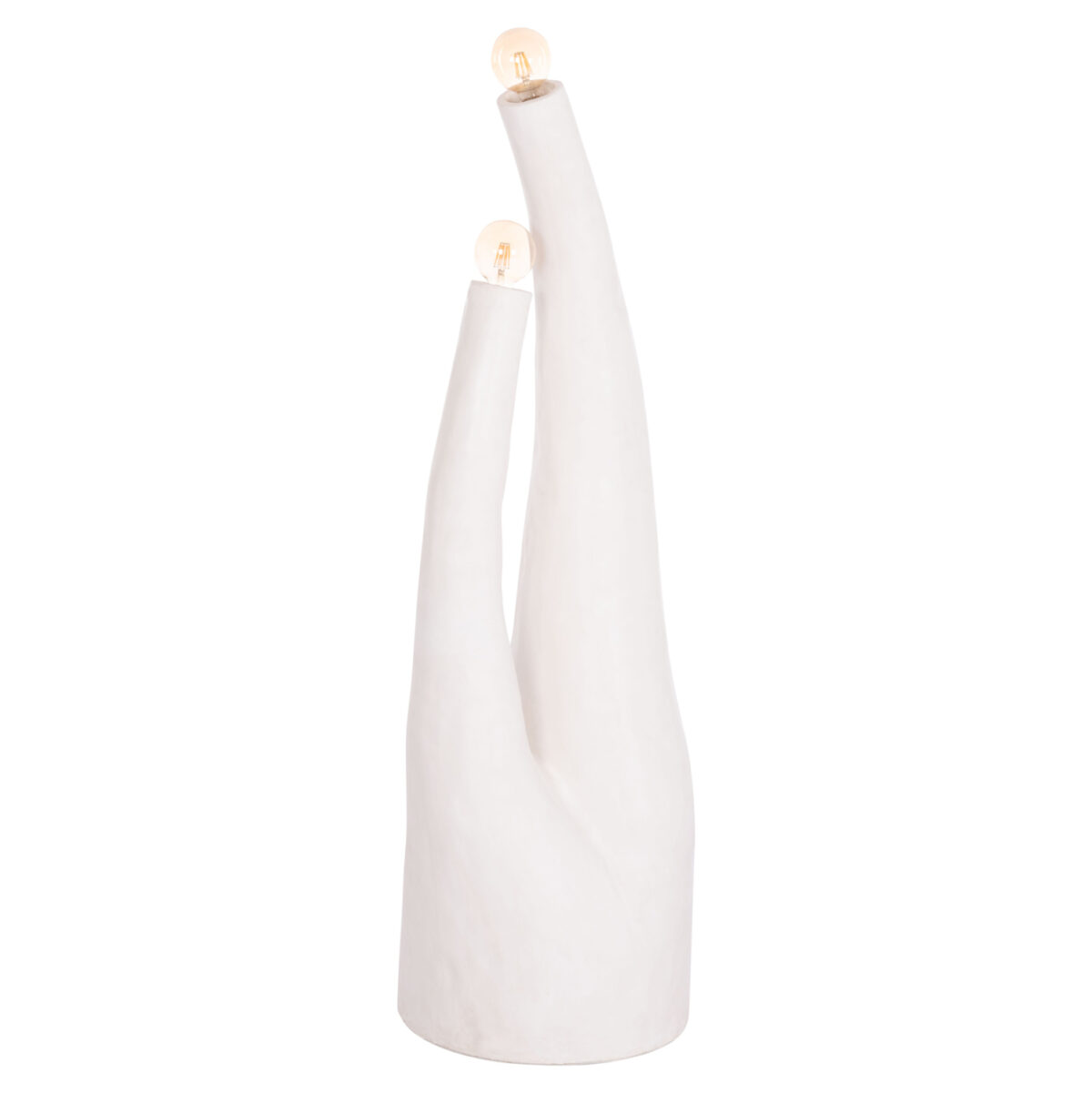 ΔΙΑΚΟΣΜΗΤΙΚΟ ΦΩΤΙΣΤΙΚΟ ΔΑΠΕΔΟΥ TUSKEN LH10.4702.02 FIBER CEMENT-ΛΕΥΚΟ 50x43x145Υεκ - Image 1