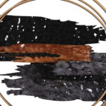 ΔΙΑΚΟΣΜΗΤΙΚΟ ΤΟΙΧΟΥ LH10.4196 ΜΕΤΑΛΛΟ ΣΕ ΜΑΥΡΟ-ΑΝΘΡΑΚΙ-ΧΡΥΣΟ 144x63,5Υ εκ. - Image 4