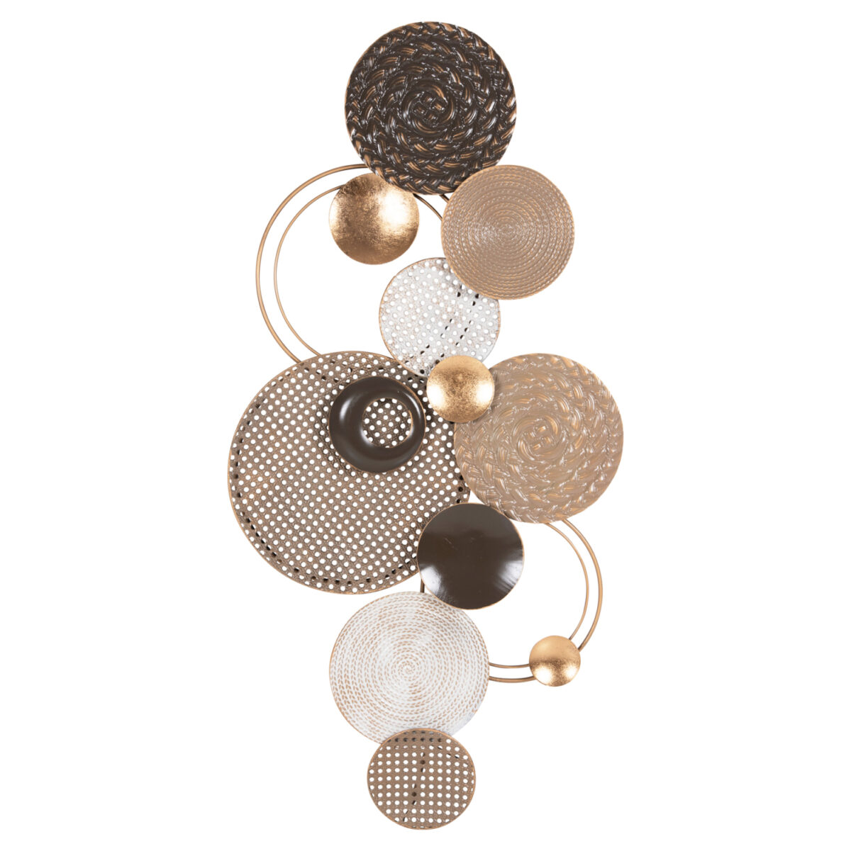 ΔΙΑΚΟΣΜΗΤΙΚΟ ΤΟΙΧΟΥ LH10.4215 ΜΕΤΑΛΛΟ ΣΕ ΓΗΙΝΑ ΧΡΩΜΑΤΑ 60x5x122 εκ. - Image 1