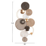 ΔΙΑΚΟΣΜΗΤΙΚΟ ΤΟΙΧΟΥ LH10.4215 ΜΕΤΑΛΛΟ ΣΕ ΓΗΙΝΑ ΧΡΩΜΑΤΑ 60x5x122 εκ. - Image 2