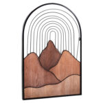 ΔΙΑΚΟΣΜΗΤΙΚΟ ΤΟΙΧΟΥ LH10.4220 ΔΙΑΦΟΡΕΣ ΑΠΟΧΡΩΣΕΙΣ ΞΥΛΟΥ-ΜΑΥΡΟ ΜΕΤΑΛΛΟ 60x3,5x93Υεκ.