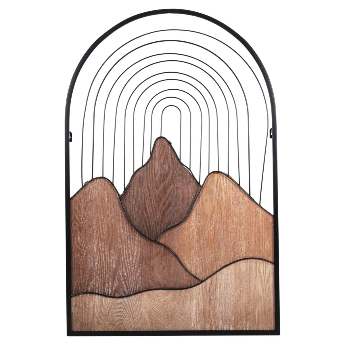 ΔΙΑΚΟΣΜΗΤΙΚΟ ΤΟΙΧΟΥ LH10.4220 ΔΙΑΦΟΡΕΣ ΑΠΟΧΡΩΣΕΙΣ ΞΥΛΟΥ-ΜΑΥΡΟ ΜΕΤΑΛΛΟ 60x3,5x93Υεκ. - Image 3