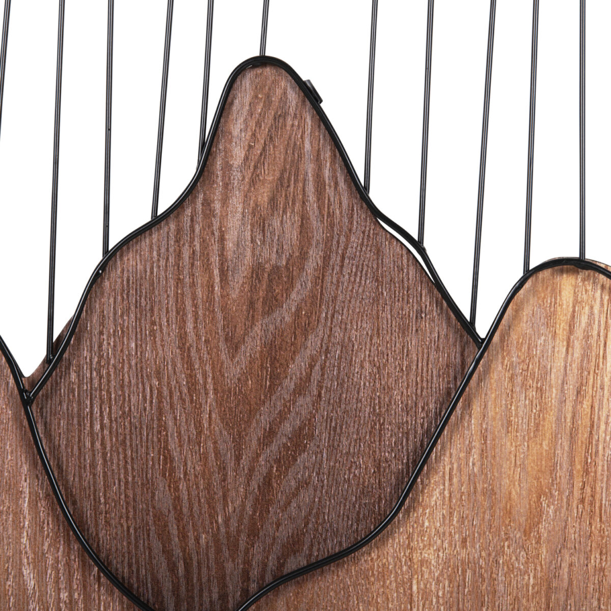 ΔΙΑΚΟΣΜΗΤΙΚΟ ΤΟΙΧΟΥ LH10.4220 ΔΙΑΦΟΡΕΣ ΑΠΟΧΡΩΣΕΙΣ ΞΥΛΟΥ-ΜΑΥΡΟ ΜΕΤΑΛΛΟ 60x3,5x93Υεκ. - Image 4