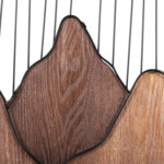 ΔΙΑΚΟΣΜΗΤΙΚΟ ΤΟΙΧΟΥ LH10.4220 ΔΙΑΦΟΡΕΣ ΑΠΟΧΡΩΣΕΙΣ ΞΥΛΟΥ-ΜΑΥΡΟ ΜΕΤΑΛΛΟ 60x3,5x93Υεκ. - Image 4