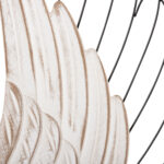 ΔΙΑΚΟΣΜΗΤΙΚΟ ΤΟΙΧΟΥ ΣΕΤ 2ΤΜΧ ΦΤΕΡΑ LH10.4223 MDF ΣΕ ΛΕΥΚΟ-ΜΑΥΡΟ ΜΕΤΑΛΛΟ 39x1,5x92Υ εκ. - Image 5