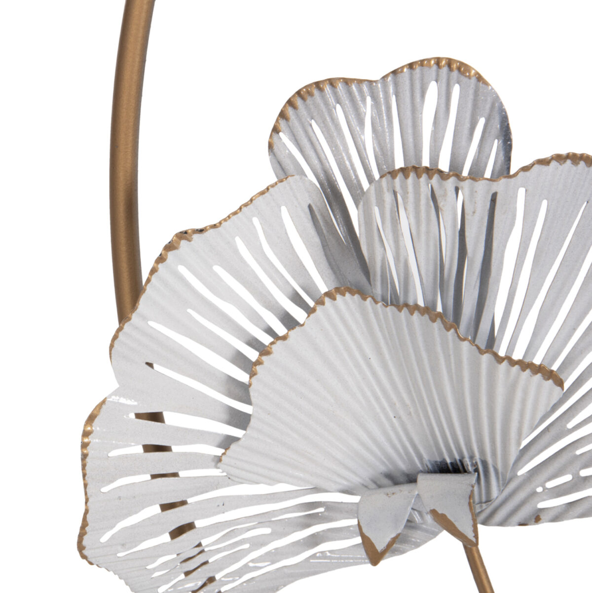 ΔΙΑΚΟΣΜΗΤΙΚΟ ΤΟΙΧΟΥ ΣΤΡΟΓΓΥΛΟ LH10.4202 ΜΕΤΑΛΛΟ ΣΕ ΧΡΥΣΟ-ΜΑΥΡΟ-ΛΕΥΚΟ Φ60εκ - Image 4