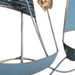 ΔΙΑΚΟΣΜΗΤΙΚΟ ΤΟΙΧΟΥ ΤΕΤΡΑΓΩΝΟ LH10.4203 ΜΕΤΑΛΛΟ-ΒΑΡΚΕΣ 50x6x50 εκ. - Image 5