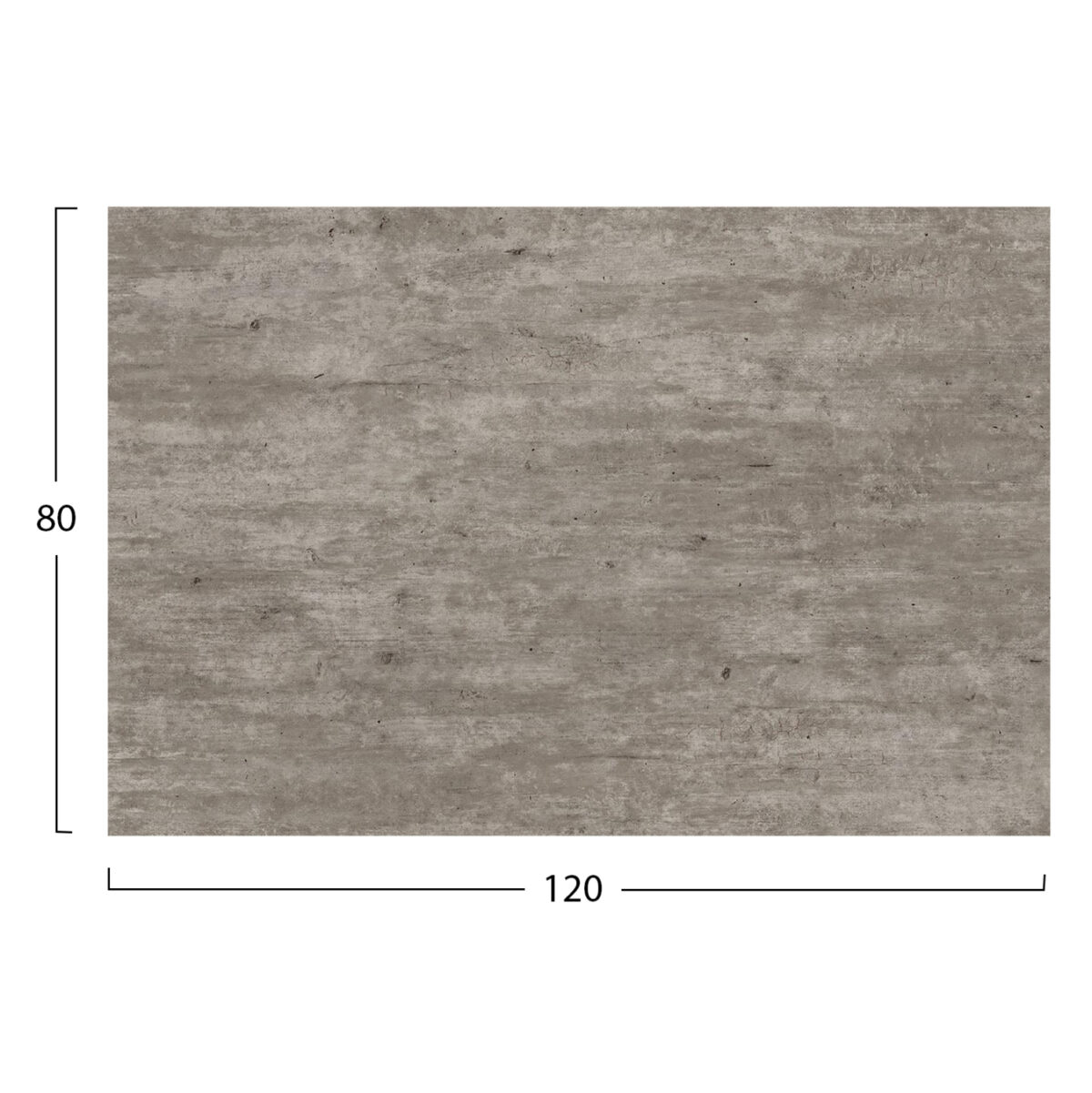 ΕΠΙΦΑΝΕΙΑ ΤΡΑΠΕΖΙΟΥ HPL ΟΡΘΟΓΩΝΙΑ LH10.5840.37 CONCRETE 120x80εκ. - Image 2