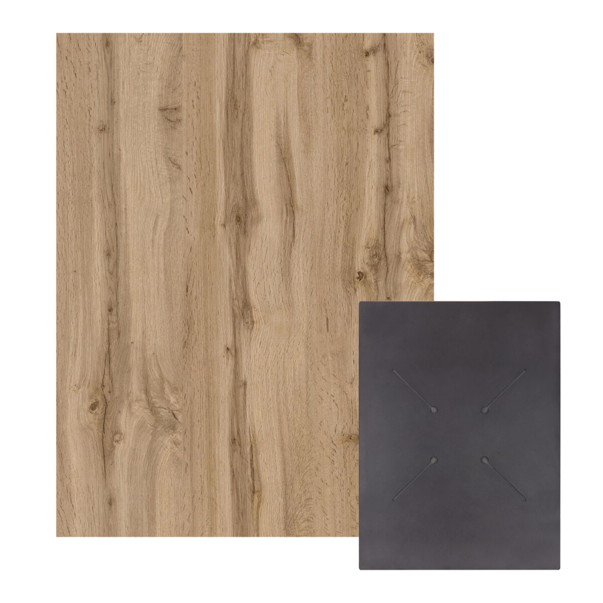 epifaneia-trapezioy-hpl-orthogonia-fb963 ΕΠΙΦΑΝΕΙΑ ΤΡΑΠΕΖΙΟΥ HPL ΟΡΘΟΓΩΝΙΑ LH10.6350.36 SONAMA OAK 60x80εκ. - Image 1