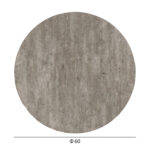 ΕΠΙΦΑΝΕΙΑ ΤΡΑΠΕΖΙΟΥ HPL ΣΤΡΟΓΓΥΛΗ LH10.5841.37 CONCRETE Φ60εκ. - Image 2