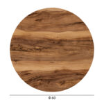 ΕΠΙΦΑΝΕΙΑ ΤΡΑΠΕΖΙΟΥ HPL ΣΤΡΟΓΓΥΛΗ LH10.5841.30 INDIAN SHESHAM Φ60εκ. - Image 2