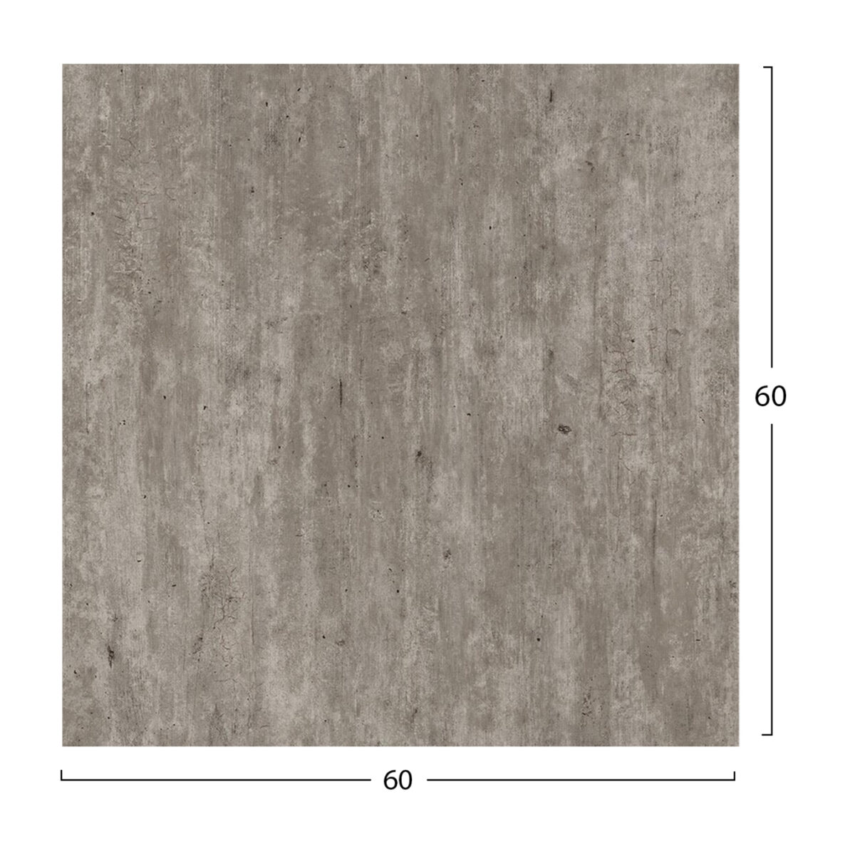 ΕΠΙΦΑΝΕΙΑ ΤΡΑΠΕΖΙΟΥ HPL ΤΕΤΡΑΓΩΝΗ LH10.5837.37 CONCRETE 60x60εκ. - Image 2
