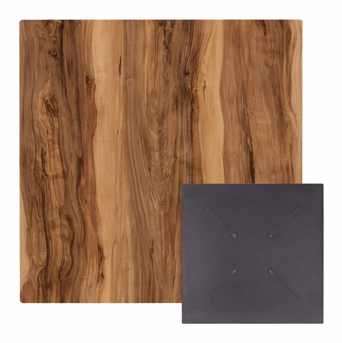 ΕΠΙΦΑΝΕΙΑ ΤΡΑΠΕΖΙΟΥ ΤΕΤΡΑΓΩΝΗ HPL LH10.5838.30 INDIAN SHEESHAM 70x70εκ - Image 1