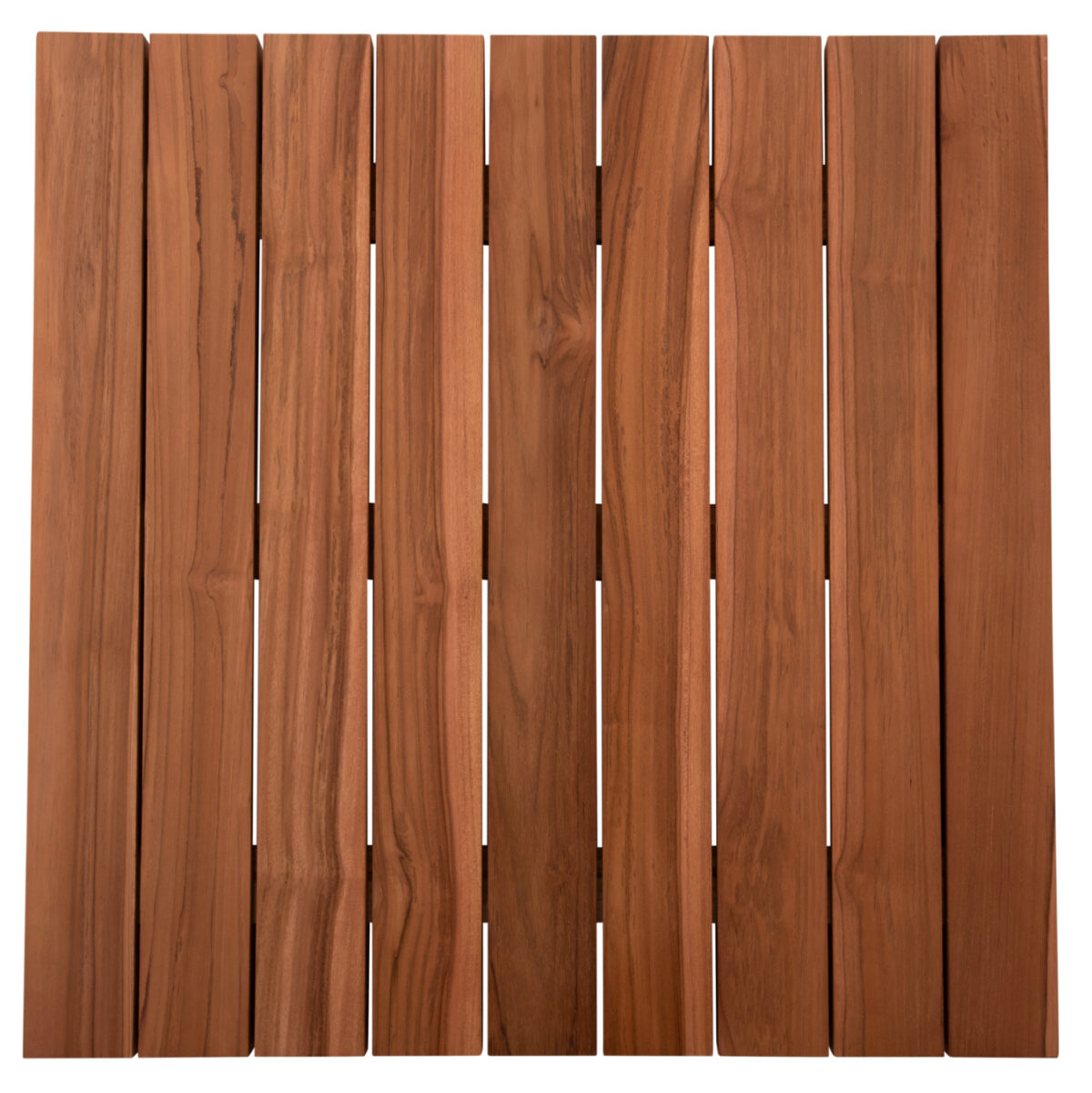 ΕΠΙΦΑΝΕΙΑ ΤΡΑΠΕΖΙΟΥ ΞΥΛΟ TEAK-ΦΥΣΙΚΟ ΤΕΤΡΑΓΩΝΗ LH10.6139 ΜΑΣΙΦ 80x80x4(πάχος)εκ. - Image 1