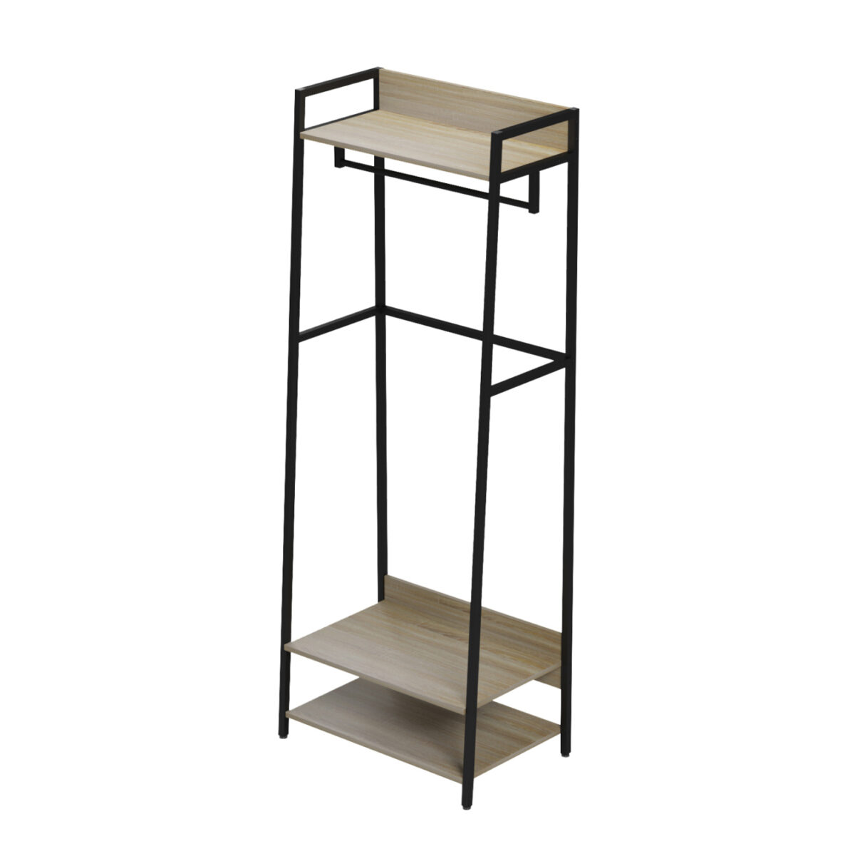 ΕΠΙΠΛΟ ΕΙΣΟΔΟΥ/ΑΝΟΙΧΤΗ ΝΤΟΥΛΑΠΑ ARANJA LH10.18085 ΜΕΤΑΛΛΟ ΜΑΥΡΟ-ΜΕΛΑΜΙΝΗ SONAMA 64x40x169Υεκ. - Image 4