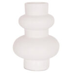 ΕΠΙΤΡΑΠΕΖΙΟ ΔΙΑΚΟΣΜΗΤΙΚΟ ΒΑΖΟ LEMA LH10.4664.02M ΤΕΡΑΚΟΤΑ ΣΕ ΛΕΥΚΟ--Φ22x29Υεκ. - Image 3