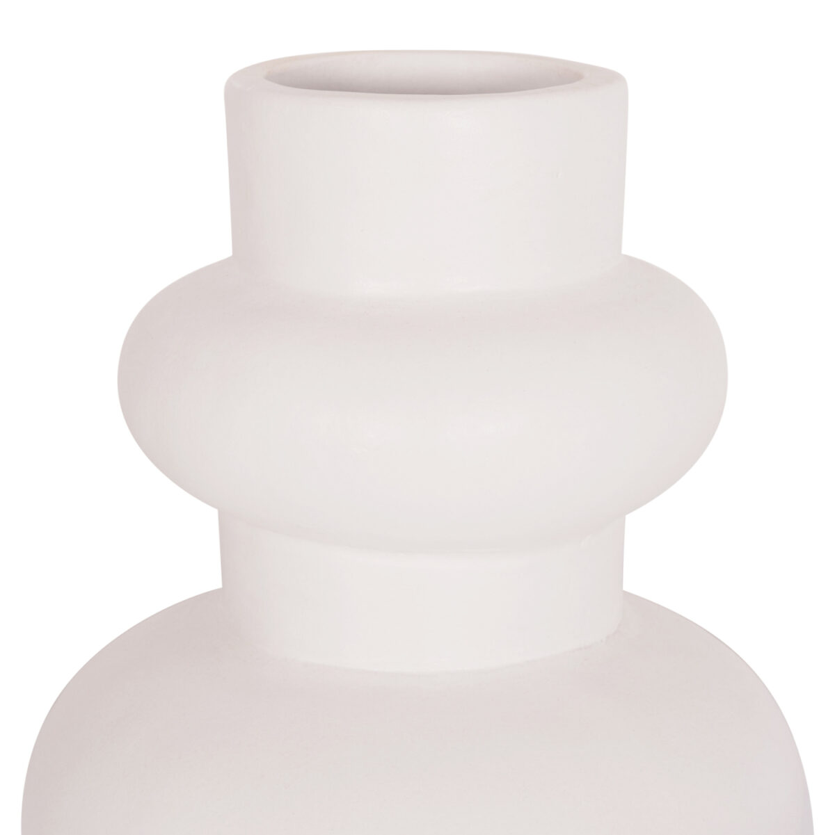 ΕΠΙΤΡΑΠΕΖΙΟ ΔΙΑΚΟΣΜΗΤΙΚΟ ΒΑΖΟ LEMA LH10.4664.02M ΤΕΡΑΚΟΤΑ ΣΕ ΛΕΥΚΟ--Φ22x29Υεκ. - Image 4