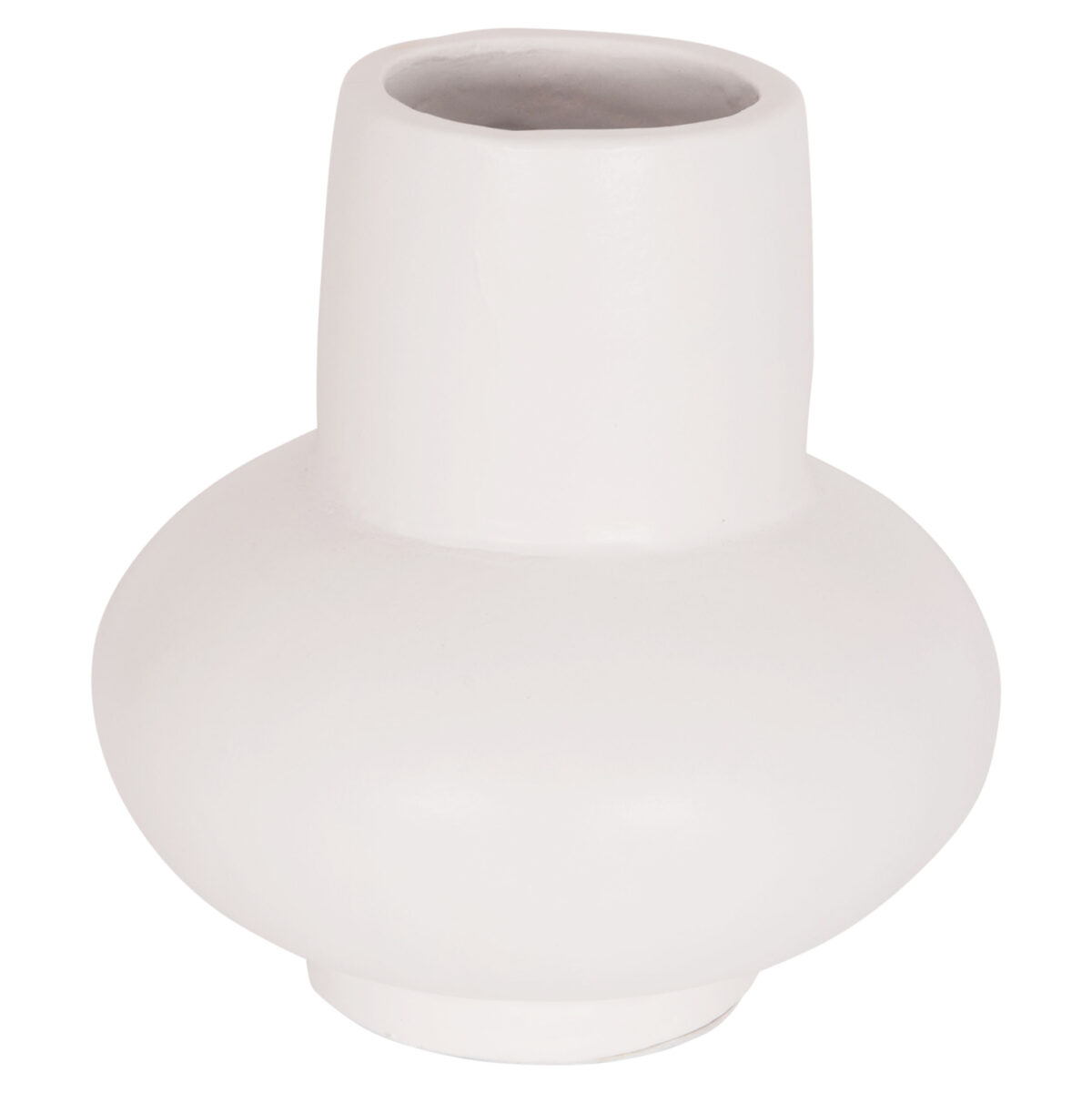 ΕΠΙΤΡΑΠΕΖΙΟ ΔΙΑΚΟΣΜΗΤΙΚΟ ΒΑΖΟ LEMA LH10.4664.02S ΤΕΡΑΚΟΤΑ ΣΕ ΛΕΥΚΟ--Φ22x22Υεκ. - Image 1