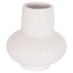 ΕΠΙΤΡΑΠΕΖΙΟ ΔΙΑΚΟΣΜΗΤΙΚΟ ΒΑΖΟ LEMA LH10.4664.02S ΤΕΡΑΚΟΤΑ ΣΕ ΛΕΥΚΟ--Φ22x22Υεκ.