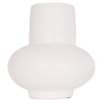 ΕΠΙΤΡΑΠΕΖΙΟ ΔΙΑΚΟΣΜΗΤΙΚΟ ΒΑΖΟ LEMA LH10.4664.02S ΤΕΡΑΚΟΤΑ ΣΕ ΛΕΥΚΟ--Φ22x22Υεκ. - Image 3