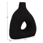 ΕΠΙΤΡΑΠΕΖΙΟ ΔΙΑΚΟΣΜΗΤΙΚΟ ΒΑΖΟ DECANT LH10.4667.01Μ ΤΕΡΑΚΟΤΑ ΣΕ ΜΑΥΡΟ--17x6.5x20Υεκ. - Image 2