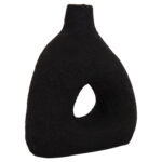 ΕΠΙΤΡΑΠΕΖΙΟ ΔΙΑΚΟΣΜΗΤΙΚΟ ΒΑΖΟ DECANT LH10.4667.01Μ ΤΕΡΑΚΟΤΑ ΣΕ ΜΑΥΡΟ--17x6.5x20Υεκ.