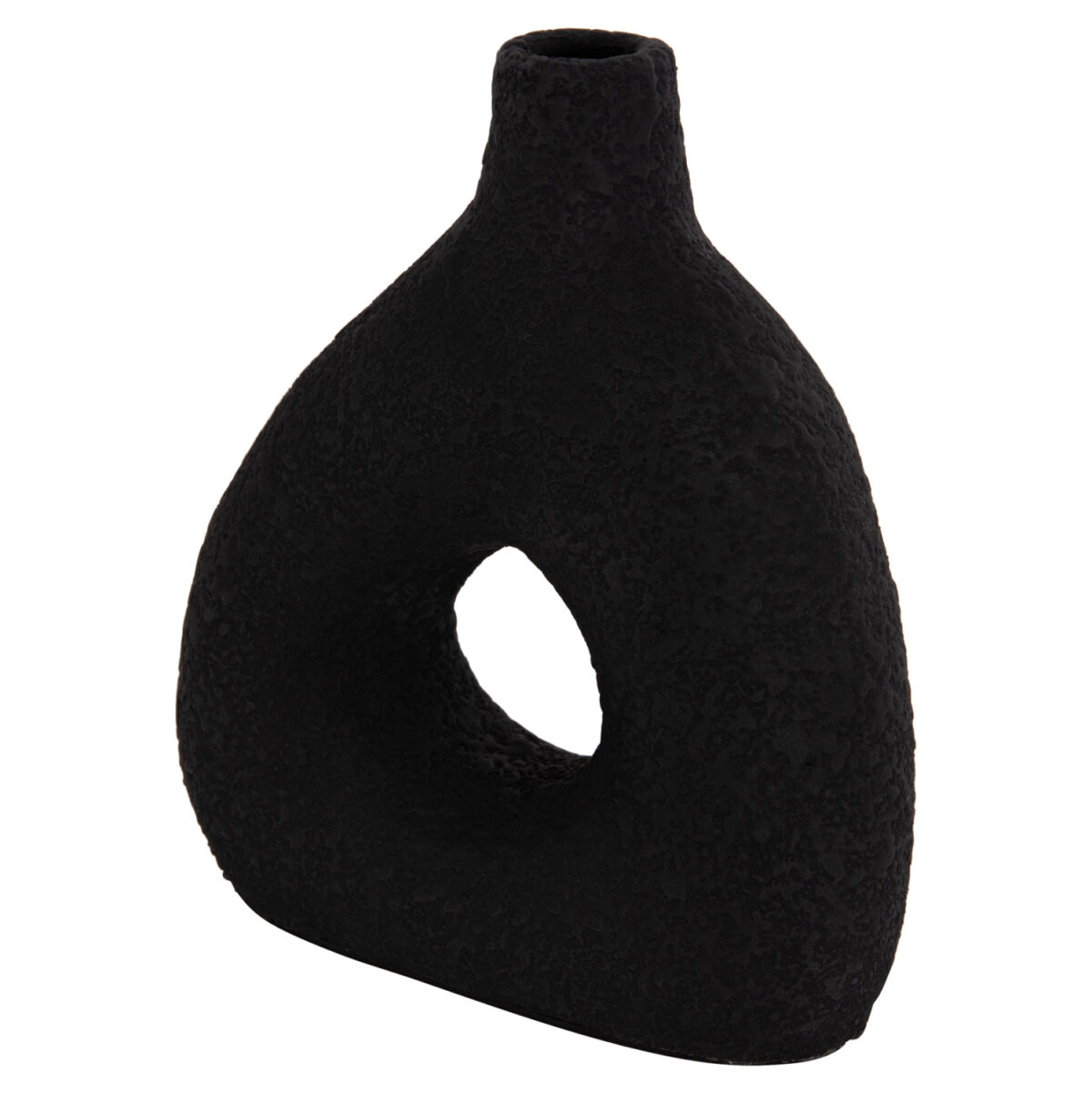 ΕΠΙΤΡΑΠΕΖΙΟ ΔΙΑΚΟΣΜΗΤΙΚΟ ΒΑΖΟ DECANT LH10.4667.01Μ ΤΕΡΑΚΟΤΑ ΣΕ ΜΑΥΡΟ--17x6.5x20Υεκ. - Image 5