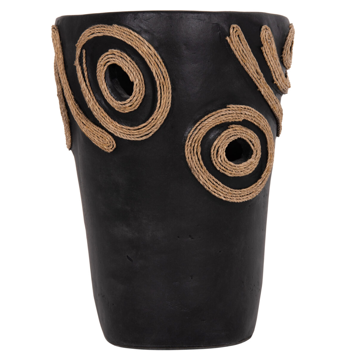 ΕΠΙΤΡΑΠΕΖΙΟ ΔΙΑΚΟΣΜΗΤΙΚΟ ΒΑΖΟ DEAN LH10.4677.01S ΤΕΡΑΚΟΤΑ ΣΕ ΜΑΥΡΟ--Φ19x25Υεκ. - Image 3