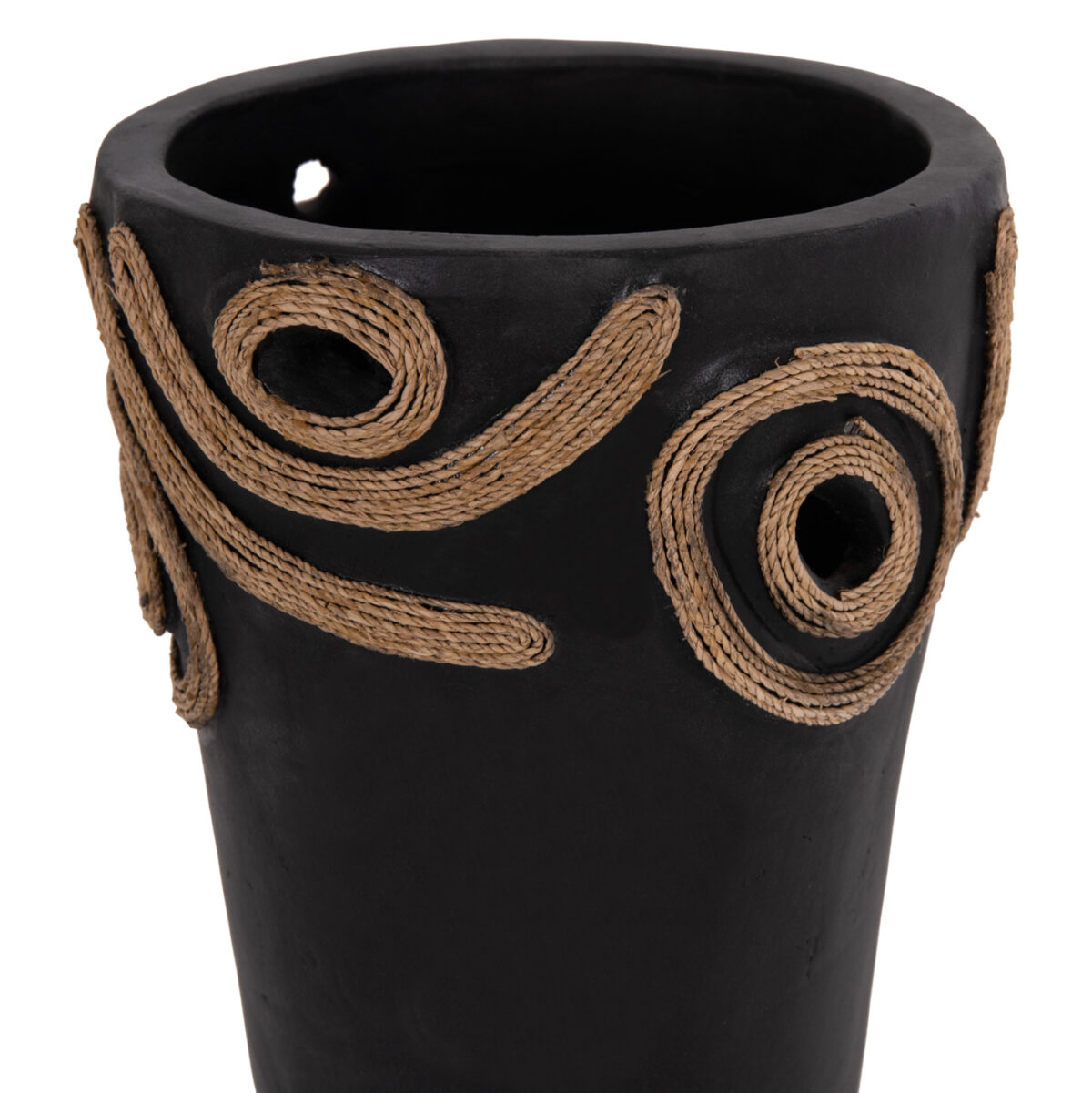 ΕΠΙΤΡΑΠΕΖΙΟ ΔΙΑΚΟΣΜΗΤΙΚΟ ΒΑΖΟ DEAN LH10.4677.01S ΤΕΡΑΚΟΤΑ ΣΕ ΜΑΥΡΟ--Φ19x25Υεκ. - Image 5