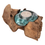 ΕΠΙΤΡΑΠΕΖΙΟ ΔΙΑΚΟΣΜΗΤΙΚΟ ΓΙΑ ΚΕΡΙ (1 ΘΕΣH) LH10.4283 ΜΑΣΙΦ ΞΥΛΟ ΤΕΑΚ & ΓΥΑΛΙ-ΦΥΣΙΚΟ