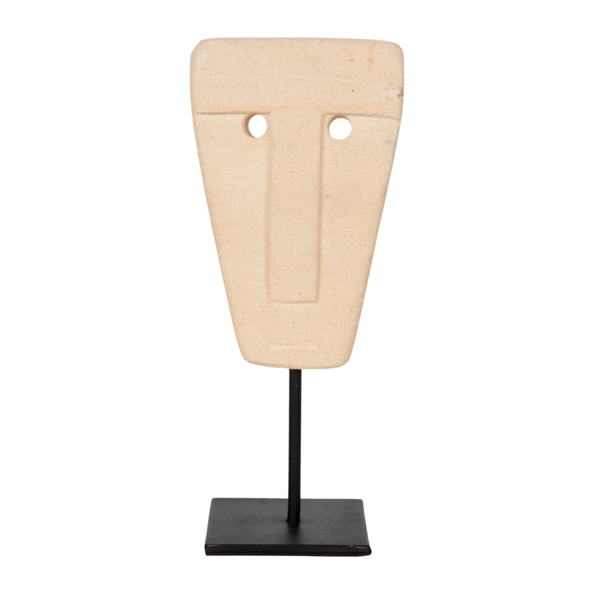 ΕΠΙΤΡΑΠΕΖΙΟ ΔΙΑΚΟΣΜΗΤΙΚΟ ΠΡΟΣΩΠΟ LH10.4312 PARAS STONE-ΜΑΥΡΟ ΜΕΤΑΛΛΙΚΟ STAND 9x3x22Yεκ. - Image 3