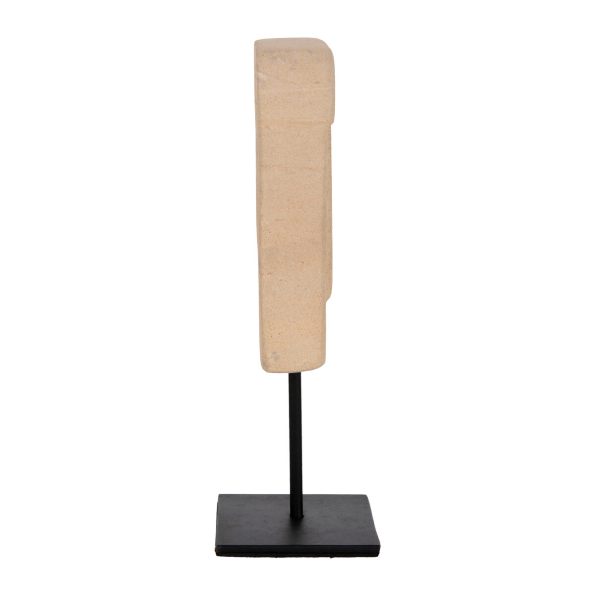ΕΠΙΤΡΑΠΕΖΙΟ ΔΙΑΚΟΣΜΗΤΙΚΟ ΠΡΟΣΩΠΟ LH10.4312 PARAS STONE-ΜΑΥΡΟ ΜΕΤΑΛΛΙΚΟ STAND 9x3x22Yεκ. - Image 4