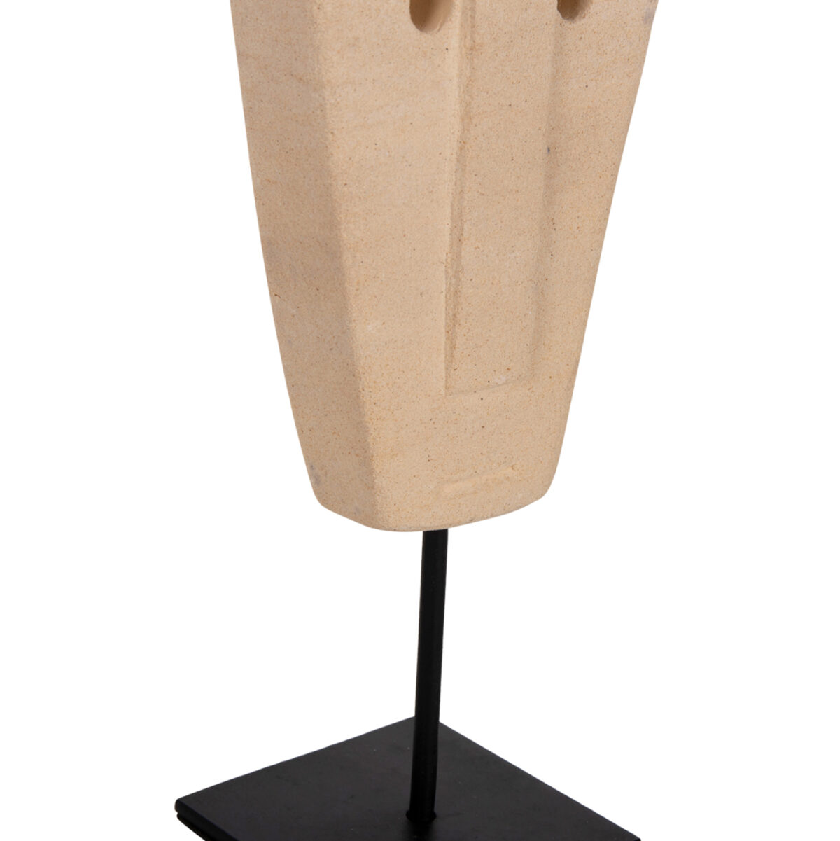 ΕΠΙΤΡΑΠΕΖΙΟ ΔΙΑΚΟΣΜΗΤΙΚΟ ΠΡΟΣΩΠΟ LH10.4312 PARAS STONE-ΜΑΥΡΟ ΜΕΤΑΛΛΙΚΟ STAND 9x3x22Yεκ. - Image 5