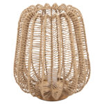 ΕΠΙΤΡΑΠΕΖΙΟ ΦΩΤΙΣΤΙΚΟ LH10.4350 ΜΕΤΑΛΛΟ ΜΕ PAPER ROPE ΣΕ ΦΥΣΙΚΟ Φ29Χ34Υεκ.