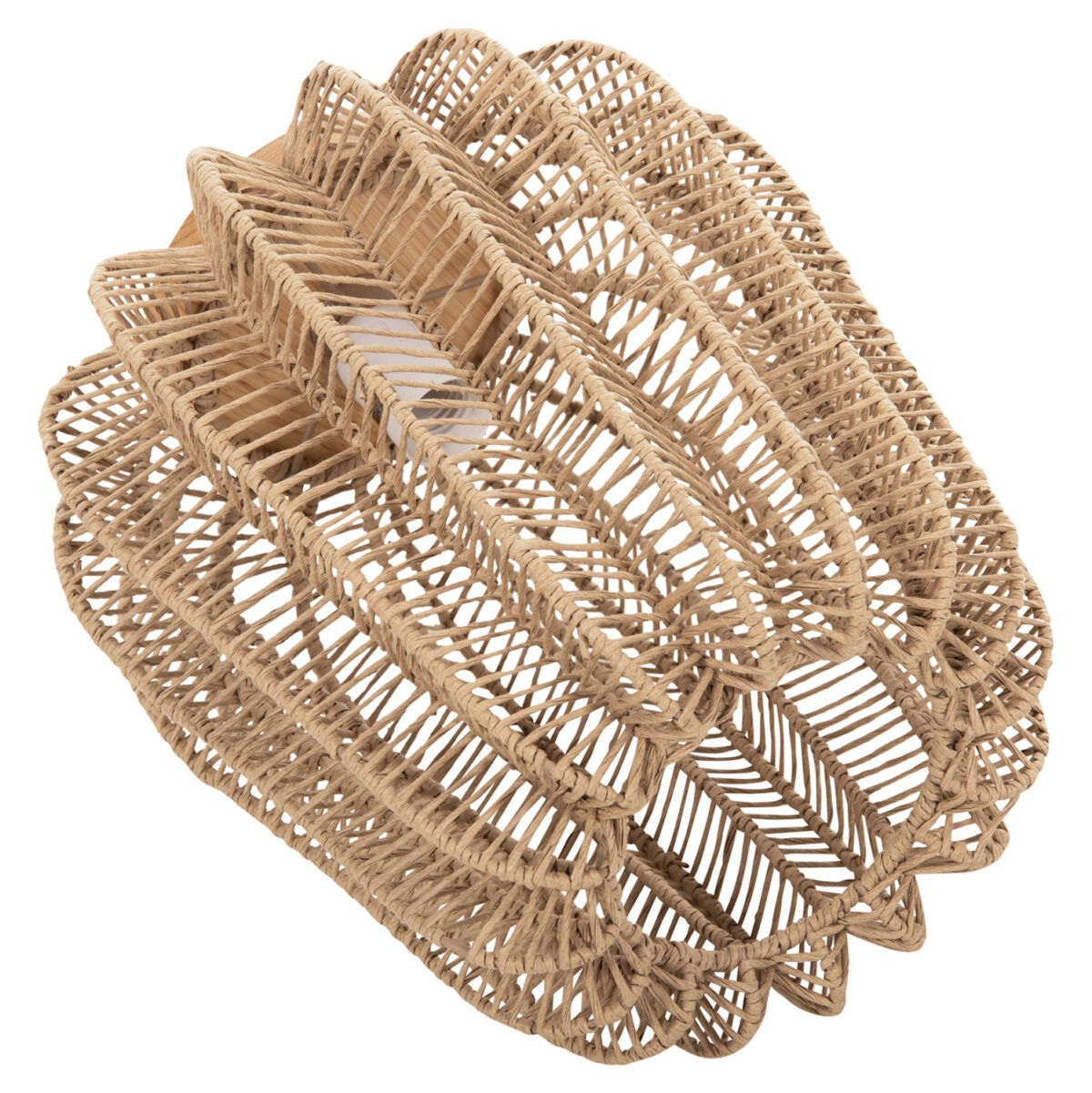 ΕΠΙΤΡΑΠΕΖΙΟ ΦΩΤΙΣΤΙΚΟ LH10.4350 ΜΕΤΑΛΛΟ ΜΕ PAPER ROPE ΣΕ ΦΥΣΙΚΟ Φ29Χ34Υεκ. - Image 3