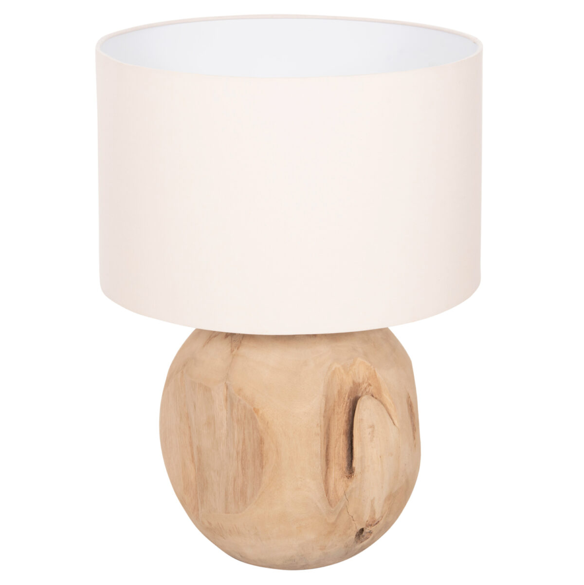 ΕΠΙΤΡΑΠΕΖΙΟ ΦΩΤΙΣΤΙΚΟ ORANYE LH10.4421 ΞΥΛΟ ΤΕΑΚ-ΛΕΥΚΟ PVC ΚΑΠΕΛΟ Φ40x53Υεκ. - Image 1