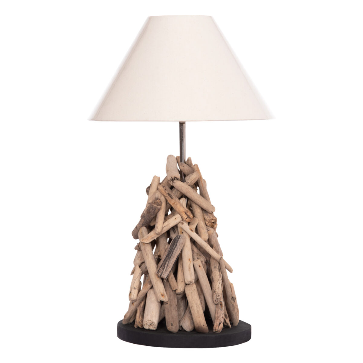 ΕΠΙΤΡΑΠΕΖΙΟ ΦΩΤΙΣΤΙΚΟ TWIGGY LH10.4423 DRIFTWOOD & ΛΕΥΚΟ ΚΑΠΕΛΟ Φ35x61Υεκ. - Image 1