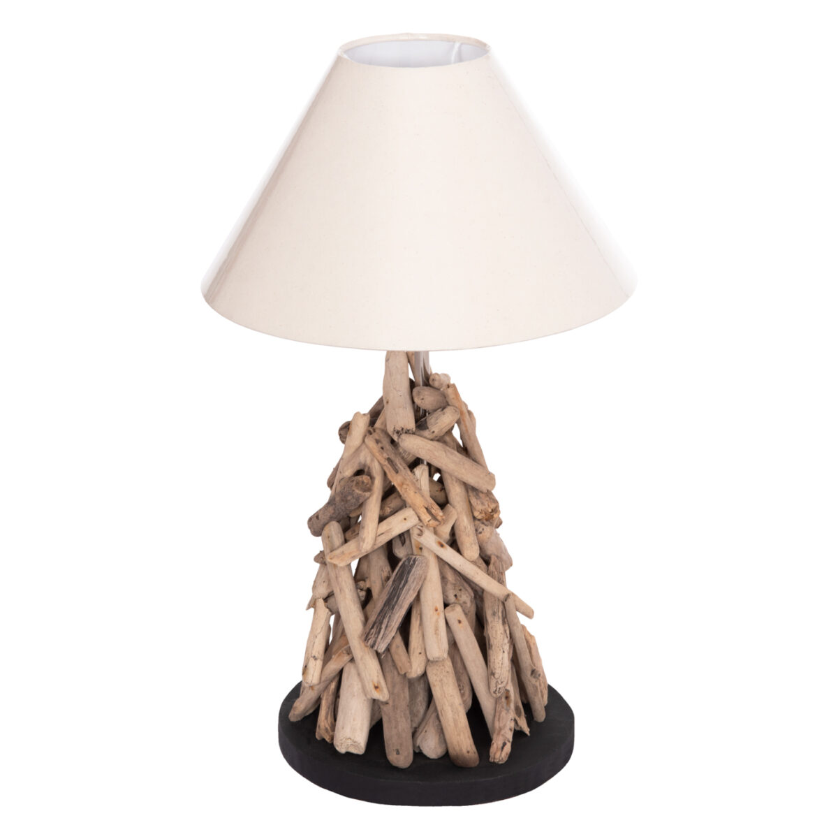 ΕΠΙΤΡΑΠΕΖΙΟ ΦΩΤΙΣΤΙΚΟ TWIGGY LH10.4423 DRIFTWOOD & ΛΕΥΚΟ ΚΑΠΕΛΟ Φ35x61Υεκ. - Image 3