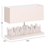 ΕΠΙΤΡΑΠΕΖΙΟ ΦΩΤΙΣΤΙΚΟ TWIGGY LH10.4426 DRIFTWOOD & ΚΑΠΕΛΟ ΣΕ ΛΕΥΚΟ 50,5x16,5x40Υεκ. - Image 2