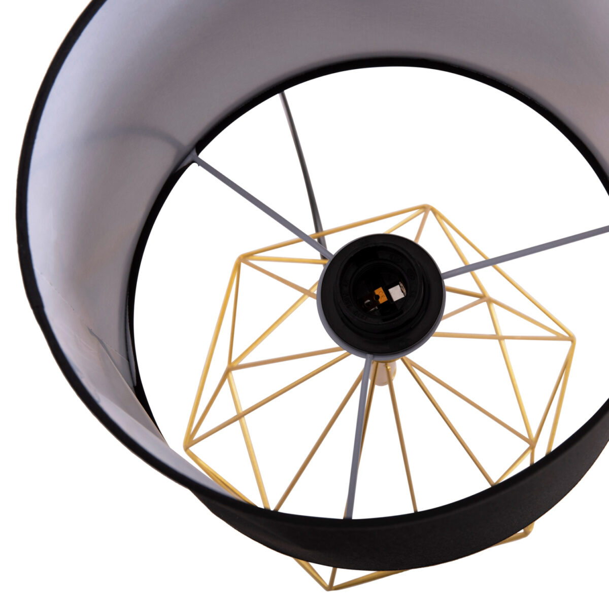 ΕΠΙΤΡΑΠΕΖΙΟ ΦΩΤΙΣΤΙΚΟ GEILO LH10.7416.12 ΧΡΥΣΟ ΜΕΤΑΛΛΙΚΟ--ΜΑΥΡΟ PVC ΚΑΠΕΛΟ Φ25x48,5Υεκ. - Image 4