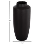 ΕΠΙΤΡΑΠΕΖΙΟ ΚΕΡΑΜΙΚΟ ΔΙΑΚΟΣΜΗΤΙΚΟ ΒΑΖΟ GALAD LH10.4587.02 ΜΑΥΡΟ ΜΑΤ Φ17,5x40Υ εκ. - Image 2