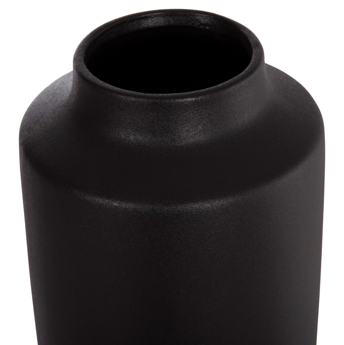 ΕΠΙΤΡΑΠΕΖΙΟ ΚΕΡΑΜΙΚΟ ΔΙΑΚΟΣΜΗΤΙΚΟ ΒΑΖΟ GALAD LH10.4587.02 ΜΑΥΡΟ ΜΑΤ Φ17,5x40Υ εκ. - Image 4