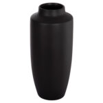 ΕΠΙΤΡΑΠΕΖΙΟ ΚΕΡΑΜΙΚΟ ΔΙΑΚΟΣΜΗΤΙΚΟ ΒΑΖΟ GALAD LH10.4587.02 ΜΑΥΡΟ ΜΑΤ Φ17,5x40Υ εκ.