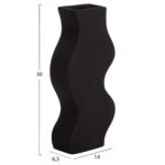 ΕΠΙΤΡΑΠΕΖΙΟ ΚΕΡΑΜΙΚΟ ΔΙΑΚΟΣΜΗΤΙΚΟ ΣΕΙΡΑ SEBOR LH10.4589.02 ΜΑΥΡΟ ΜΑΤ 14x6.5x30Υεκ - Image 2