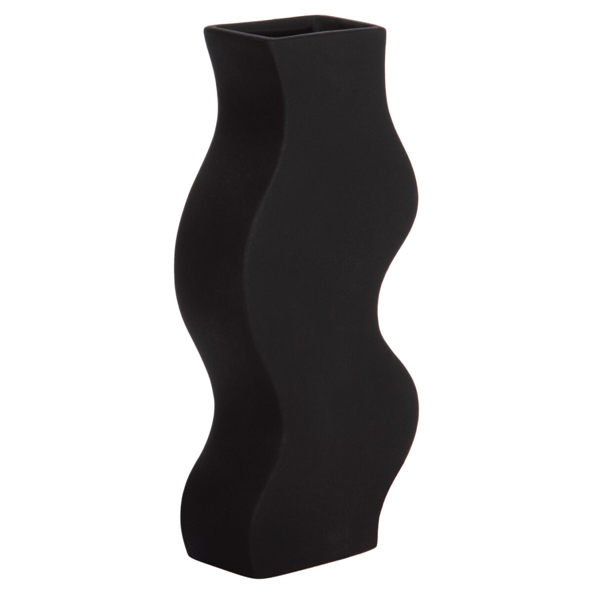 ΕΠΙΤΡΑΠΕΖΙΟ ΚΕΡΑΜΙΚΟ ΔΙΑΚΟΣΜΗΤΙΚΟ ΣΕΙΡΑ SEBOR LH10.4589.02 ΜΑΥΡΟ ΜΑΤ 14x6.5x30Υεκ - Image 1